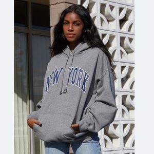 Oversized grey hoodie from pacsun